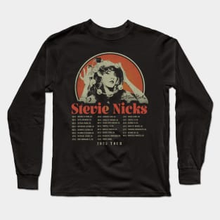 Stevie Nicks Vintage Rock Music 2023 Tour Live in Concert Long Sleeve T-Shirt
